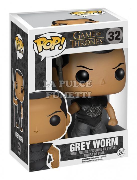 GAME OF THRONES: GREY WORM - VINYL FIGURE #   32 - POP FUNKO 